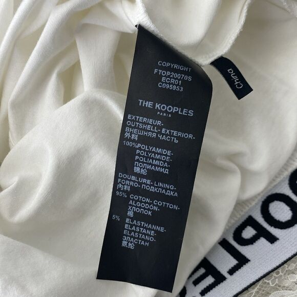 The Kooples X Sport Lace Long Sleeve Top - Picture 5 of 5